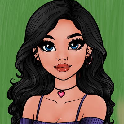 realistic pretty girl