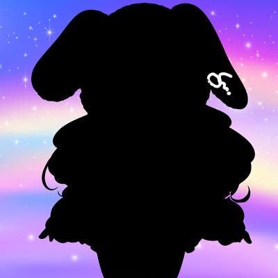 pretty anime girl wearing a fluffy hoodie with bunny ears on the hood and a skirt