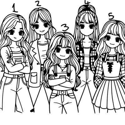 group of girls