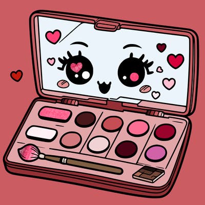 makeup pallet