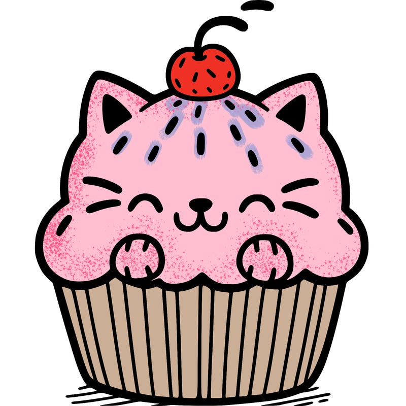 cat cupcake
