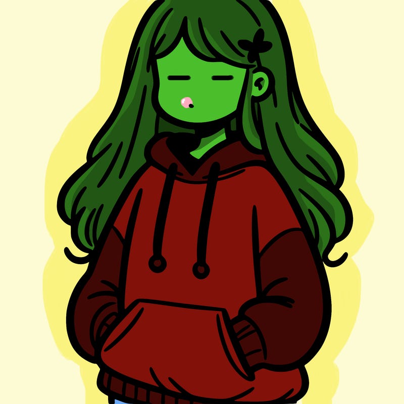 girl in sweatshirt