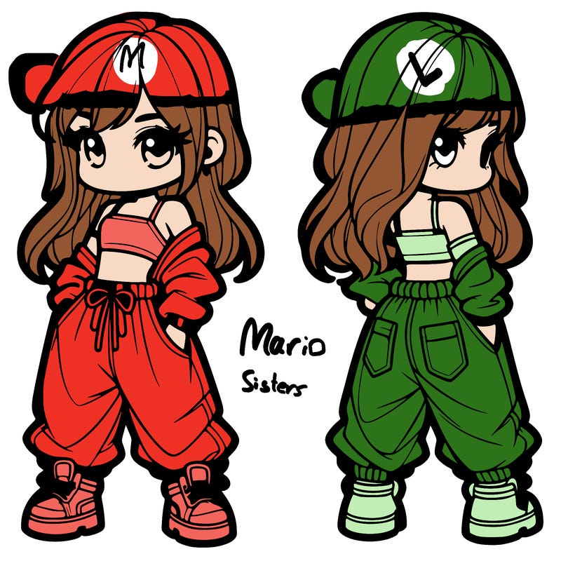 girl in crop top and baggy pants