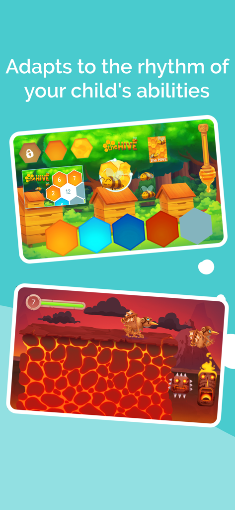 Smartick Kids Learn Math - Smartick app interface showing adaptive math and cognitive games for children