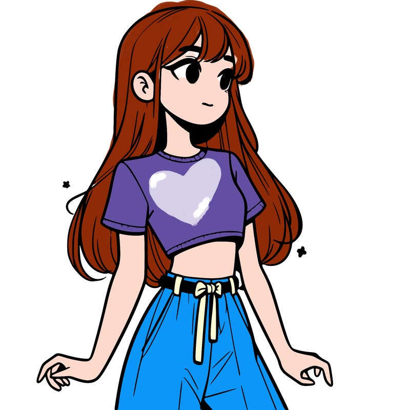 girl in a cute crop top