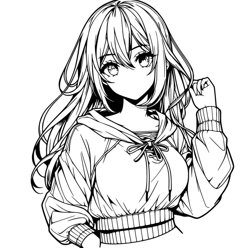 realistic mangas anime girl