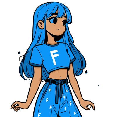 girl in a cute crop top