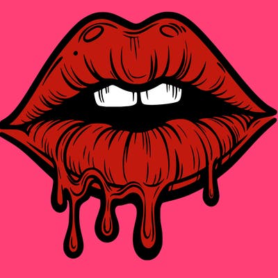 lips that look realistic and drip