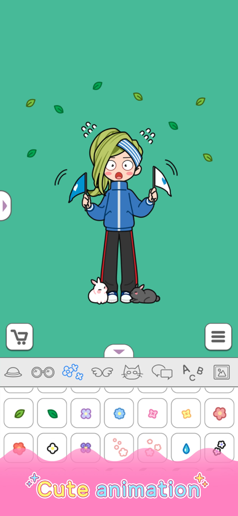 Lily Story - Lily Storyの着せ替えアプリで、可愛いアニメーションとステッカーを持つカスタマイズ可能なちびキャラクター