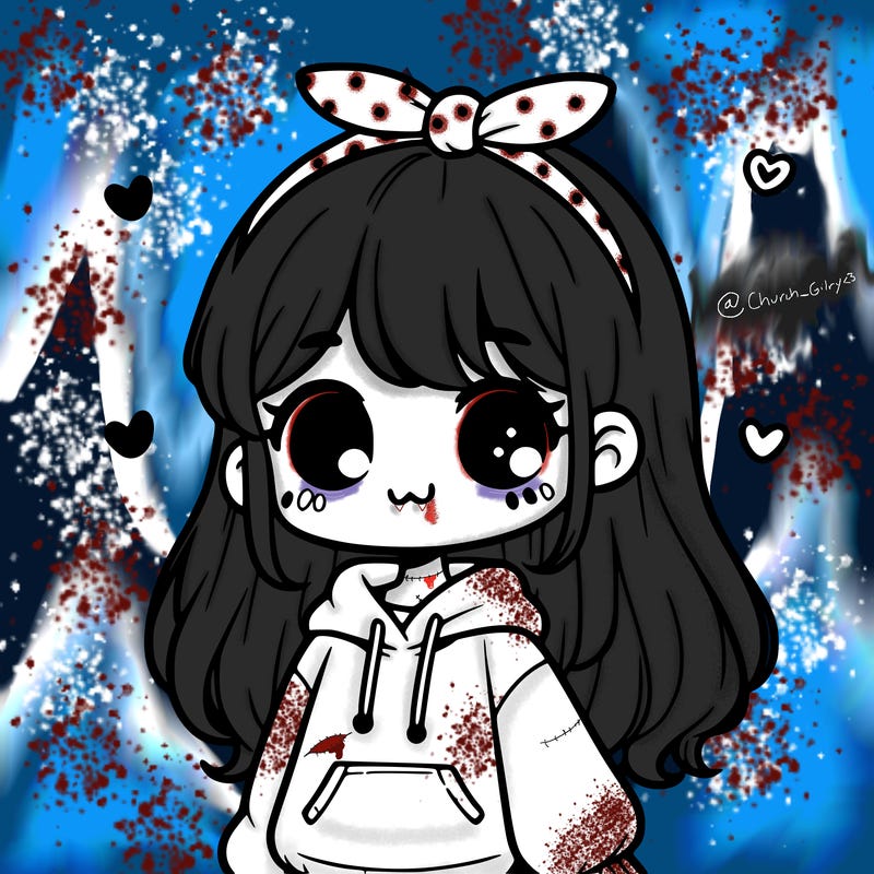 girl and a cute hoodie