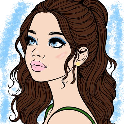 beautiful realistic girl