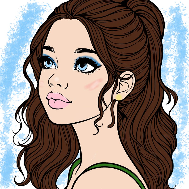 beautiful realistic girl