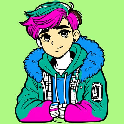 stylish teenager