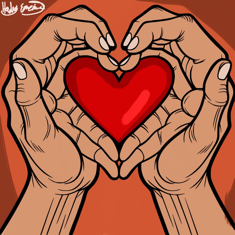 hands making a heart