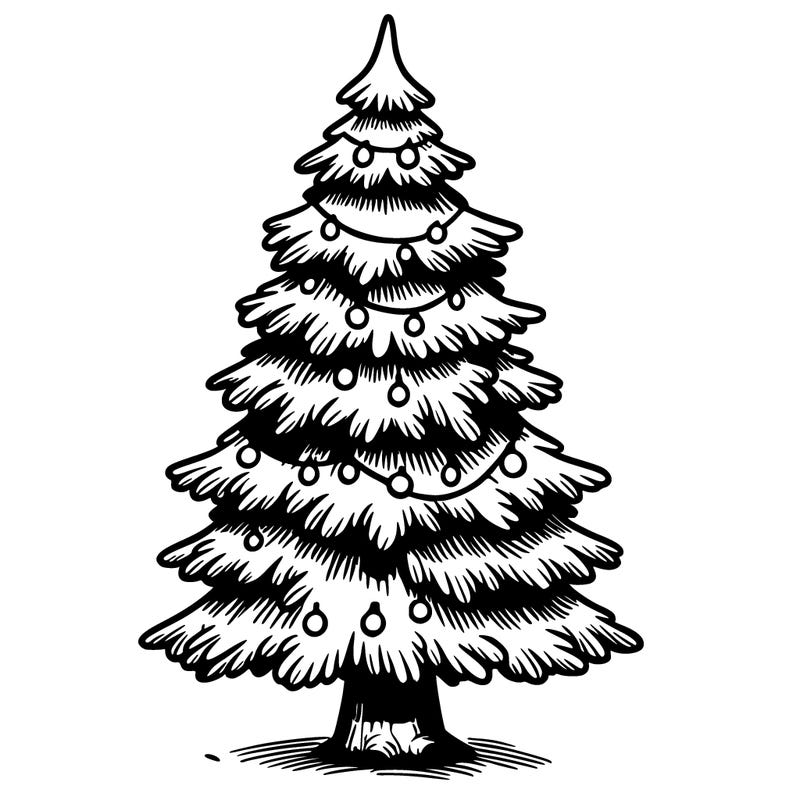 christmas tree realistic