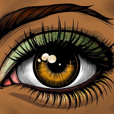 realistic eye