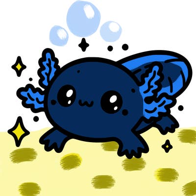 cute axolotl