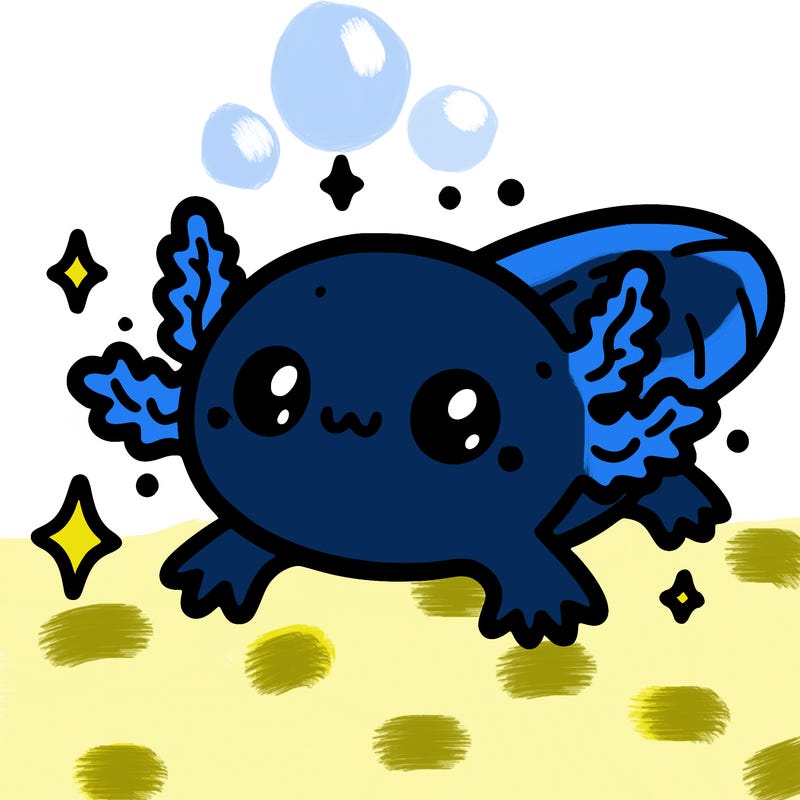 cute axolotl