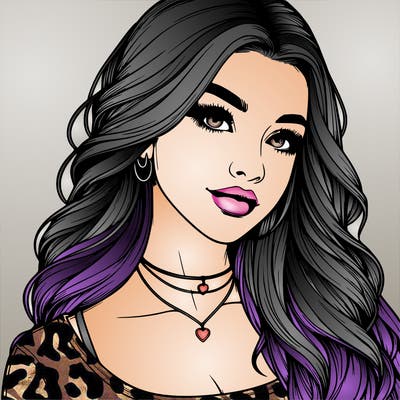 detailed realistic girl