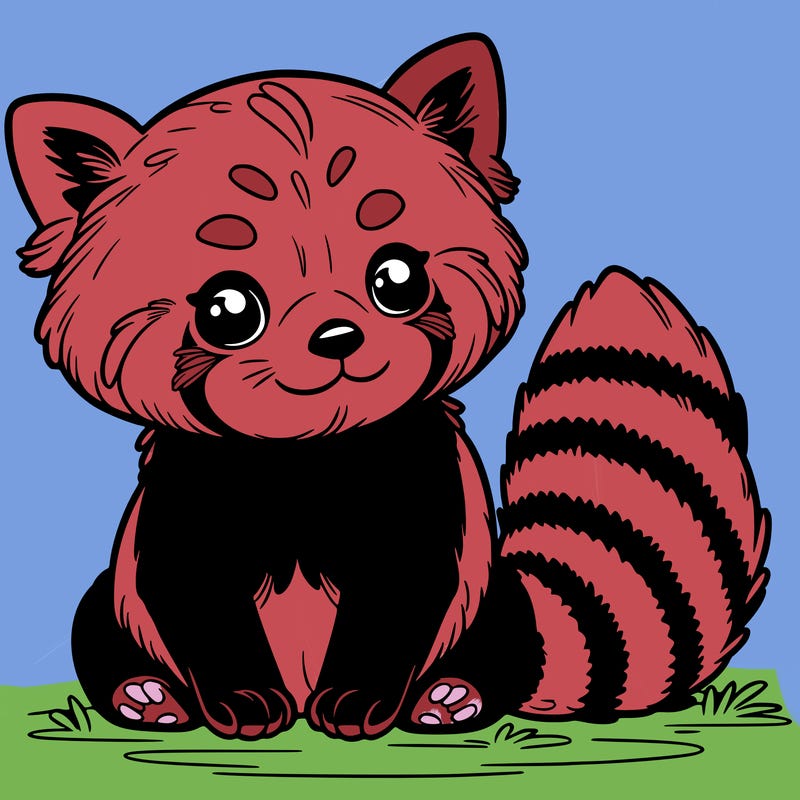 red panda