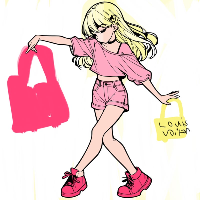 realistic girl danceing