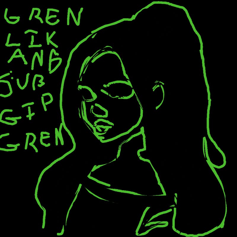 realistic girl with a high ponytail