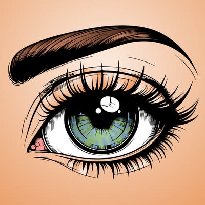 realistic eye