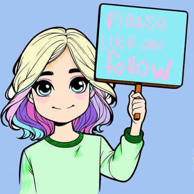 realistic girl holding up a sign