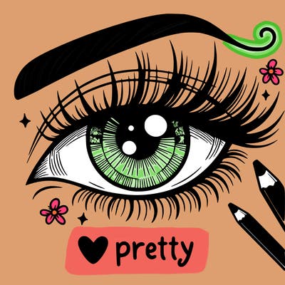 pretty eye