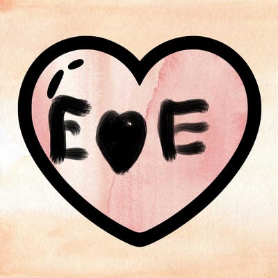 a blank heart
