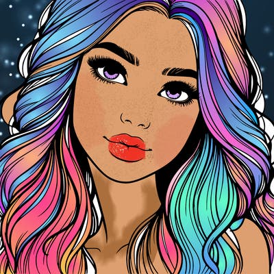 beautiful realistic girl