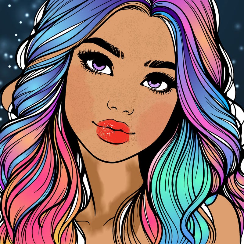 beautiful realistic girl