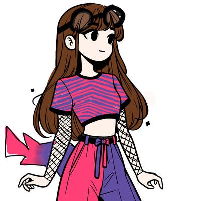 girl in a cute crop top