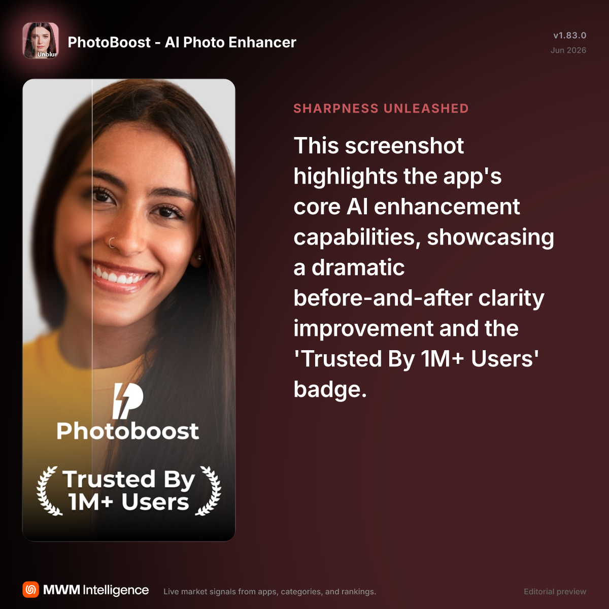 PhotoBoost - AI Photo Enhancer - Photo & Video App | MWM