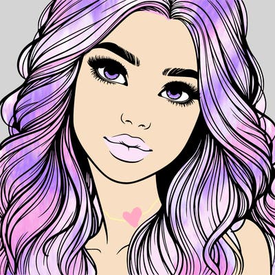 beautiful realistic girl