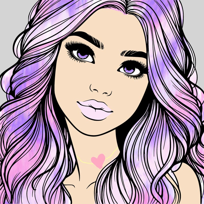 beautiful realistic girl