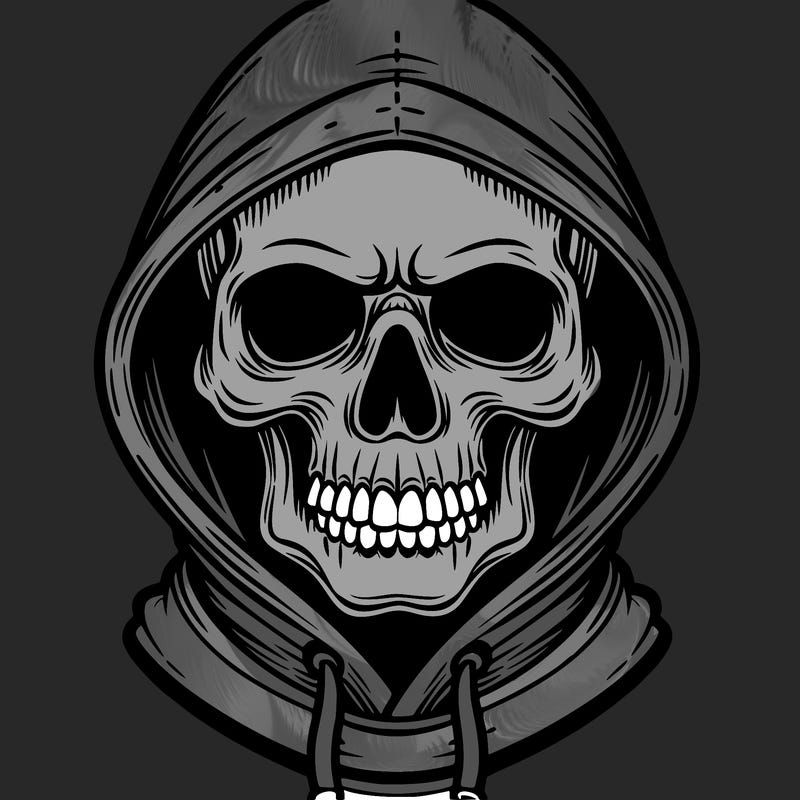 skull hoodie