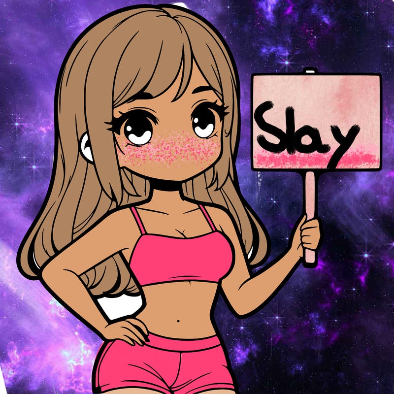 girl in a cute crop top holding a blank sign