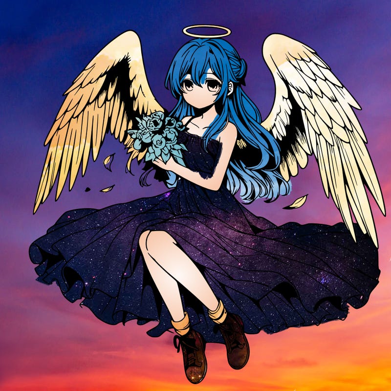 manga angel realistic