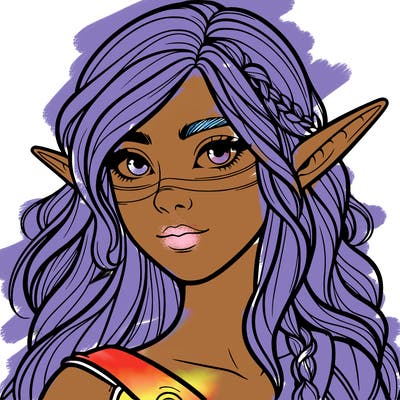 realistic elf girl