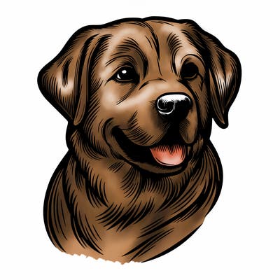 realistic dog