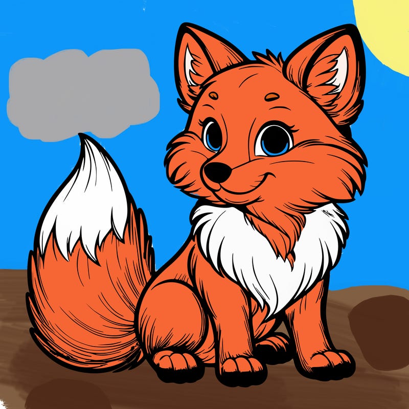 realistic fox