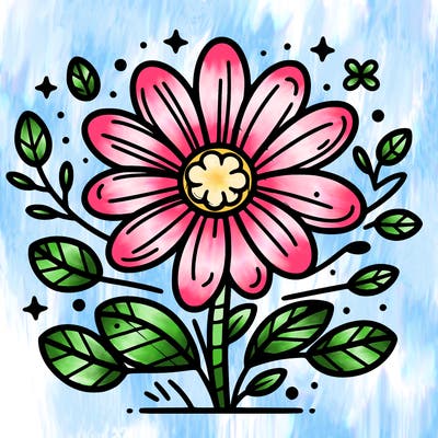 the flower