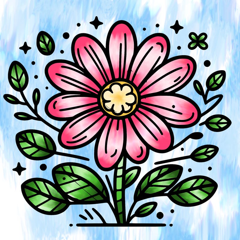 the flower