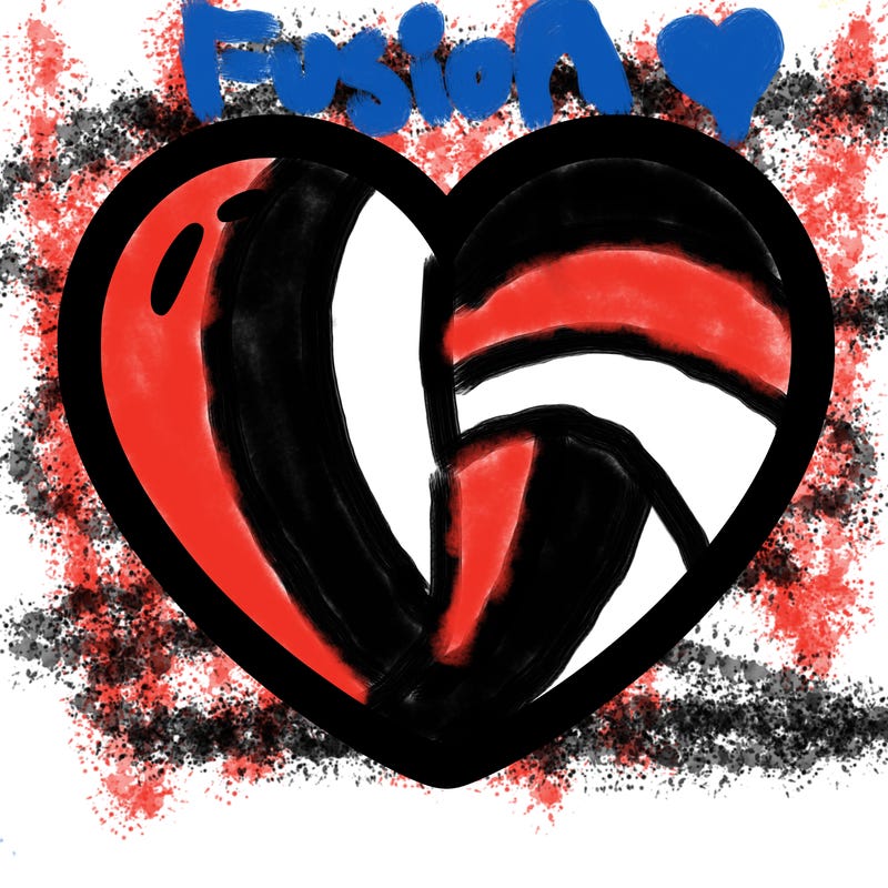 a blank heart