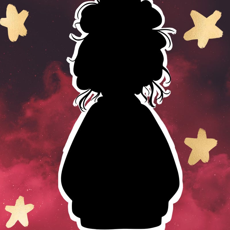 girl with baggy sweatshirt and messy bun