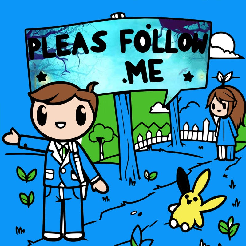 please follow me