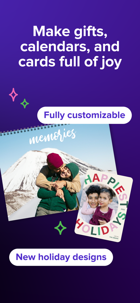 Mixbook | Photo Book Creator - Customizable photo holiday cards and calendars created with the Mixbook app.