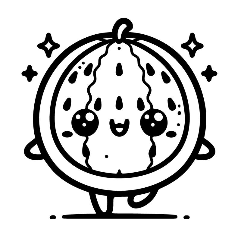 cute kawaii water melon