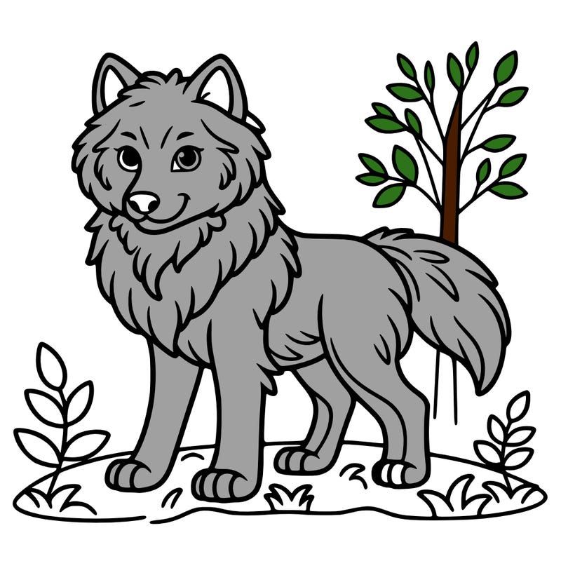 a wolf